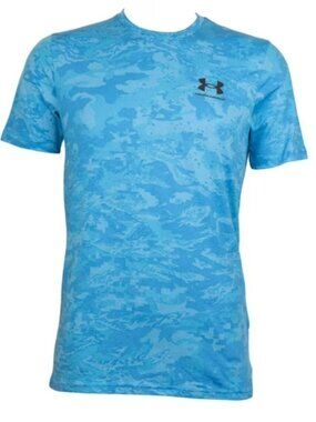 Under Armour Men's Short Sleeve Soft  ABC Camo Tee with Ribbed Collar Size M